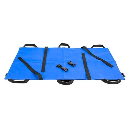 OASIS Animal Soft Carry Stretcher, 21in x 34 in Blue, with 6 Handles, Small 2134SS